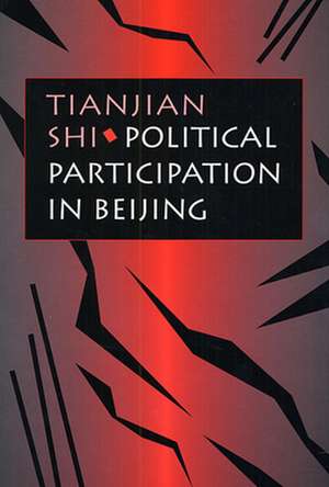 Political Participation in Beijing (Paper) de Tianjian Shi