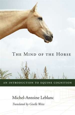 The Mind of the Horse – An Introduction to Equine Cognition de Michel–antoine Leblanc