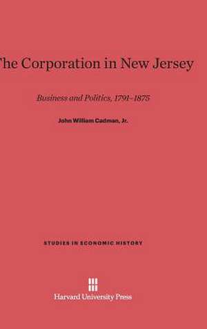 The Corporation in New Jersey de John William Cadman