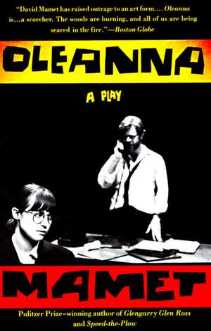 Oleanna: A Play de David Mamet