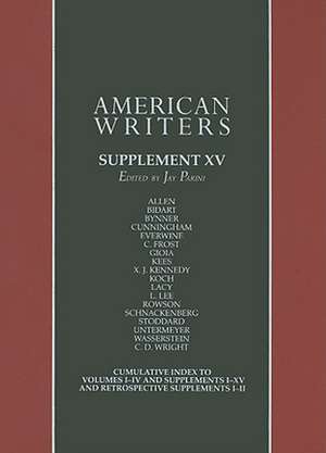 American Writers Supplement: Woody Allen to C. D. Wright de Charles Scribners & Sons Publishing