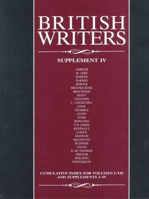 British Writers: Supplement de George Stade