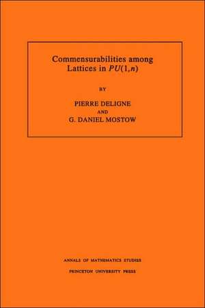 Commensurabilities among Lattices in PU (1,n). (AM–132), Volume 132 de Pierre Deligne