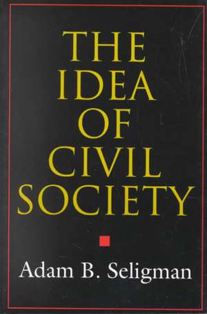 The Idea of Civil Society de Adam B. Seligman