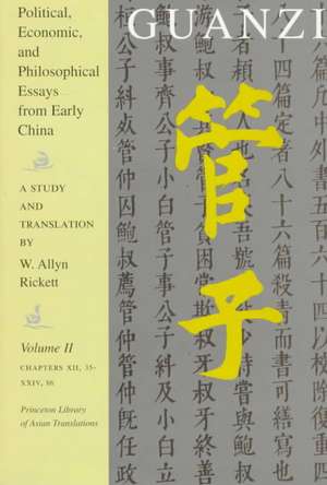 Guanzi de W. Allyn Rickett