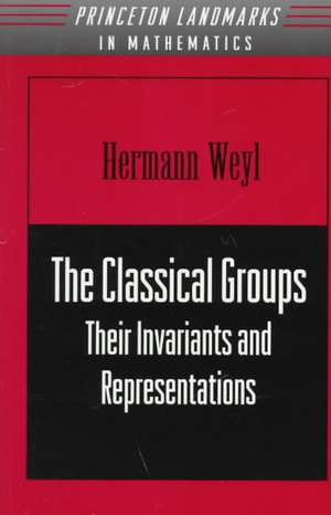 The Classical Groups – Their Invariants and Representations (PMS–1) de Hermann Weyl