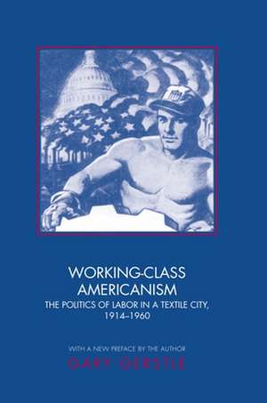 Working–Class Americanism – The Politics of Labor in a Textile City, 1914–1960 de George Gerstle