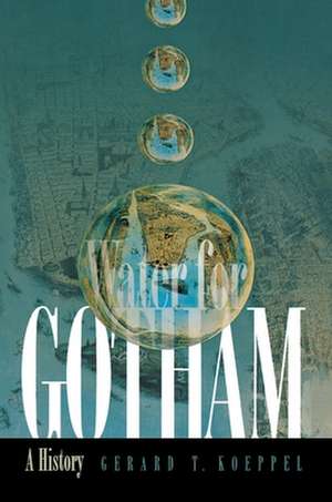 Water for Gotham – A History de Gerard T. Koeppel