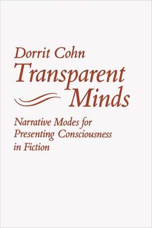 Transparent Minds de Dorrit Claire Cohn