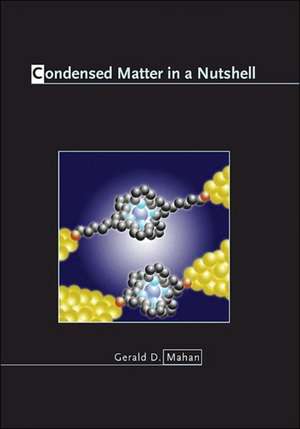 Condensed Matter in a Nutshell – Instructors Manual de Gerald D. Mahan