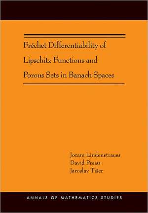 Frechet Differentiability of Lipschitz Functions and Porous Sets in Banach Spaces: Health, Wealth, and the Origins of Inequality de Joram Lindenstrauss