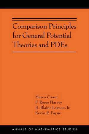 Comparison Principles for General Potential Theories and PDEs (AMS–218) de Marco Cirant