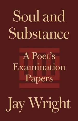 Soul and Substance – A Poet′s Examination Papers de Jay Wright