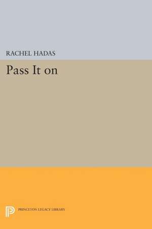 Pass It On de R Hadas