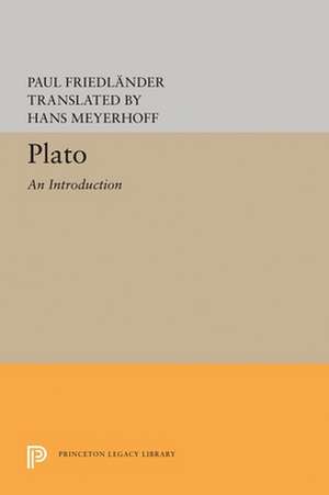 Plato – An Introduction de Paul Friedlander