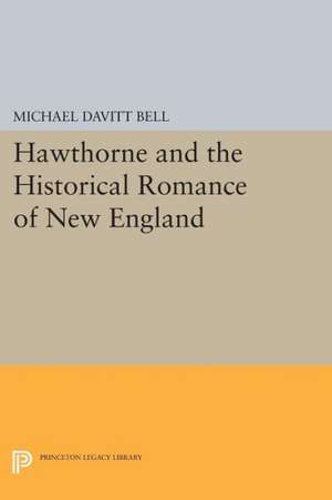 Hawthorne and the Historical Romance of New England de Michael Davitt Bell