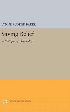 Saving Belief de Lynne Rudder Baker