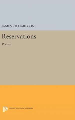 Reservations de James Richardson