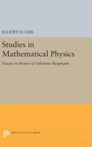 Studies in Mathematical Physics de Elliott H. Lieb
