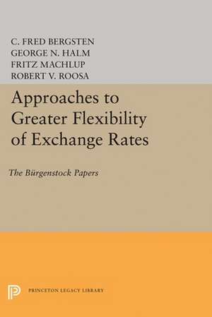 Approaches to Greater Flexibility of Exchange Rates – The Bürgenstock Papers de C. Fred Bergsten