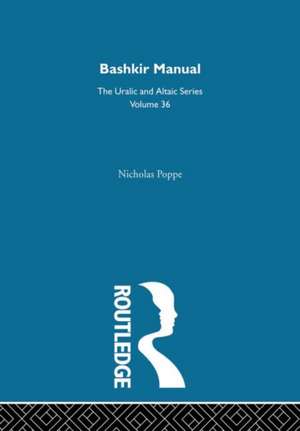 Bashkir Manual de Nicholas Poppe