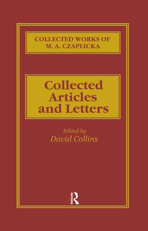 The Collected Works of M. A. Czaplicka de David Collins