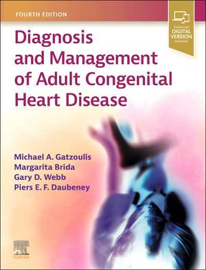 Diagnosis and Management of Adult Congenital Heart Disease de Michael A. Gatzoulis