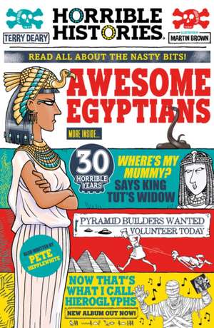 Awesome Egyptians (newspaper edition) de Terry Deary