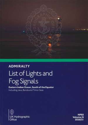 List of Lights, Vol Q - EASTERN INDIAN OCEAN SOUTH OF THE EQUATOR