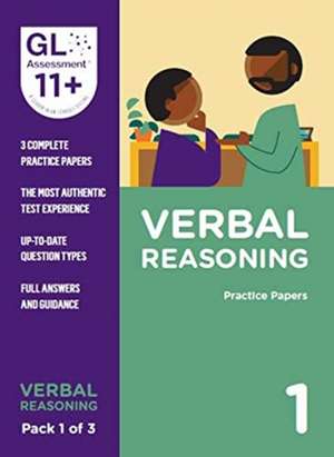 11+ Practice Papers Verbal Reasoning Pack 1 (Multiple Choice) de GL Assessment