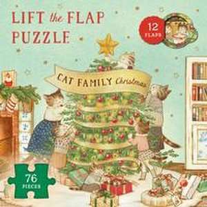 Cat Family Christmas Lift-The-Flap Puzzle de Lucy Brownridge