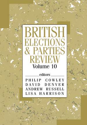 British Elections & Parties Review de Philip Cowley