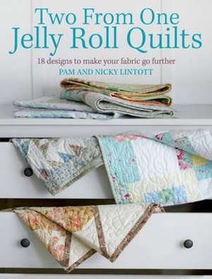 Two from One Jelly Roll Quilts de PAM LINTOTT