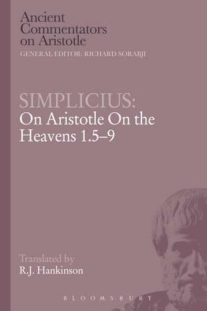 Simplicius: On Aristotle On the Heavens 1.5-9 de Simplicius