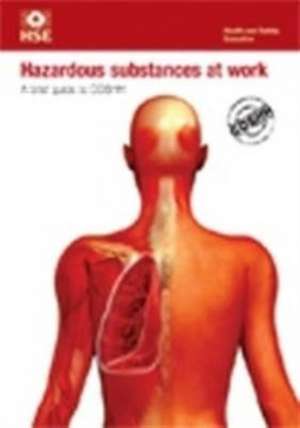 Working with substances hazardous to health