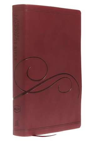 NKJV, FamilyLife Marriage Bible, Leathersoft, Burgundy: Equipping Couples for Life de Dennis Rainey