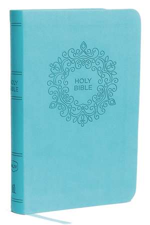 NKJV, Thinline Bible, Compact, Leathersoft, Blue, Red Letter, Comfort Print: Holy Bible, New King James Version de Thomas Nelson