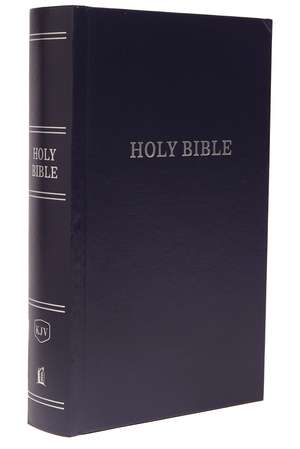 KJV, Pew Bible, Large Print, Hardcover, Blue, Red Letter, Comfort Print: Holy Bible, King James Version de Thomas Nelson