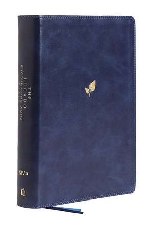 NIV, Lucado Encouraging Word Bible, Leathersoft, Blue, Comfort Print: Holy Bible, New International Version de Max Lucado