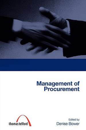 Management of Procurement de Denise A. Bower