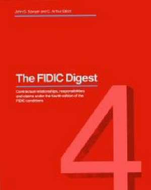 The FIDIC Digest de John G Sawyer