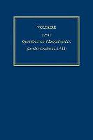 Complete Works of Voltaire 37–43 – Questions sur l′Encyclopedie, par des amateurs (I–VIII), 8 Vol Set de Nicholas Cronk