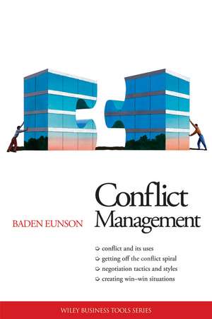 Conflict Management de B Eunson