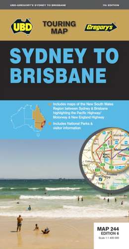 Sydney to Brisbane 1 : 1 300 000