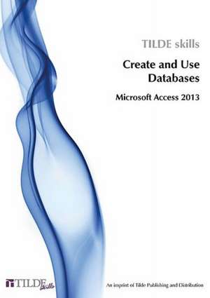 Create and Use Databases: Microsoft Access 2013 de Tilde Skills