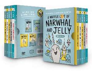 A Waffle Lot of Narwhal and Jelly (Hardcover Books 1-5) de Ben Clanton