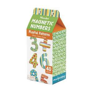 Playful Patterns Numbers Wooden Magnetic Set de Mudpuppy