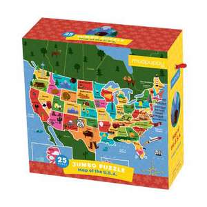 Map of the U.S.A. Jumbo Puzzle de Mudpuppy