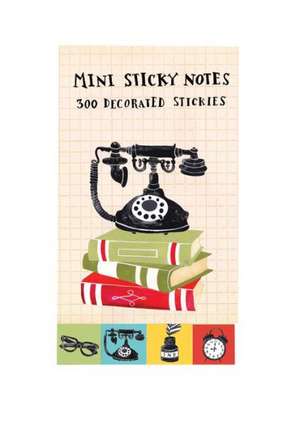 Vintage Telephone Mini Sticky Notes de Rebekka Seale