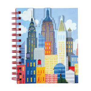 NYC Skyline Layered Journal de Mudpuppy